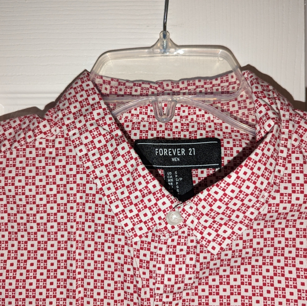 Forever 21 Geometric Button-up